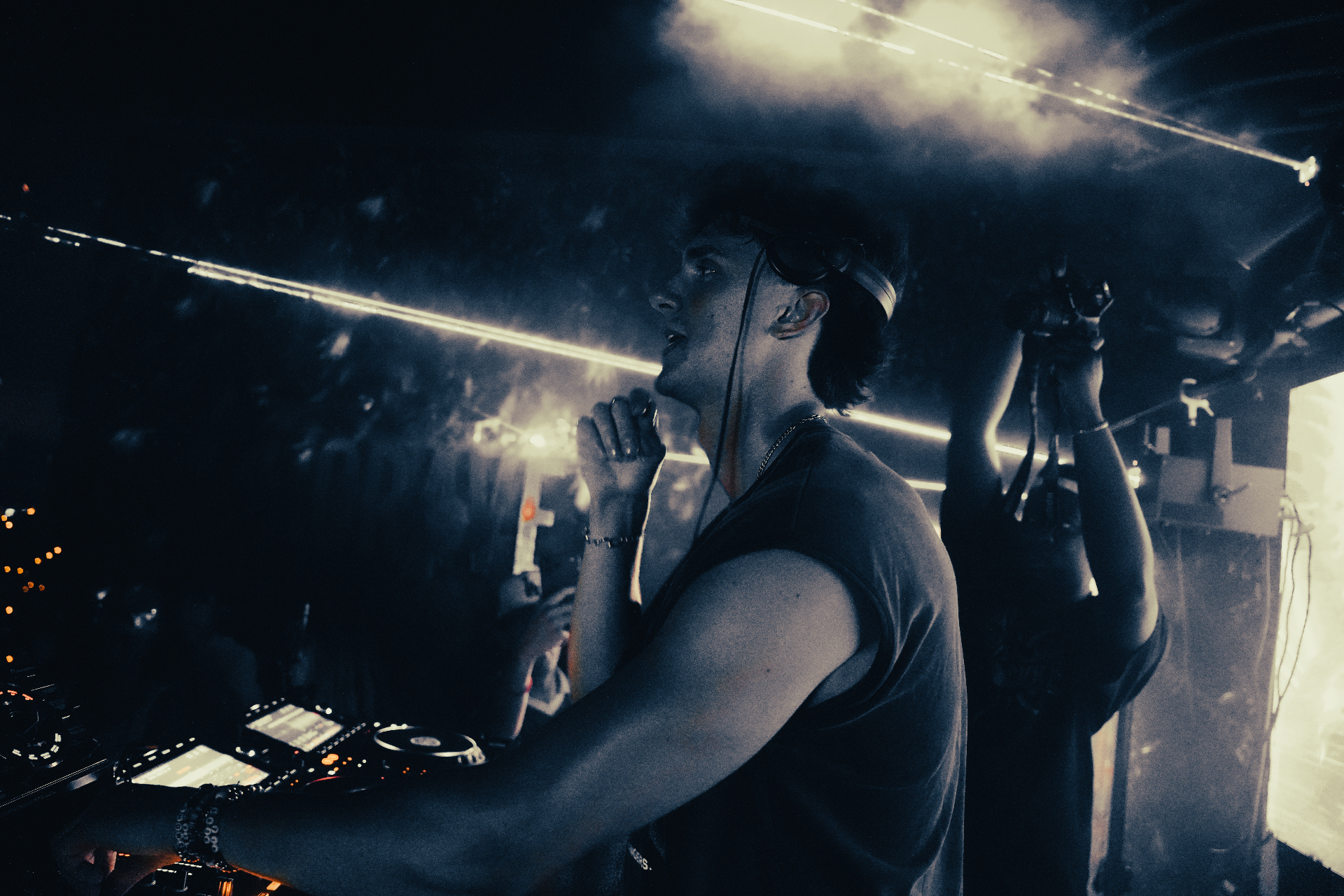 Booth View / 01 — A Night Under the Lasers